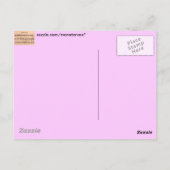 Armenisch-Alphabet-Postkarte Postkarte (Rückseite)