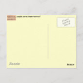 Armenisch-Alphabet-Postkarte Postkarte (Rückseite)