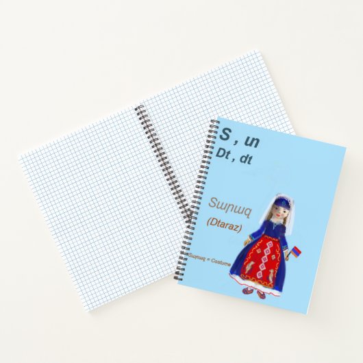 Armenisch-Alphabet-Serie Notizblock (Innenseite)