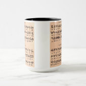 Armenisch-Alphabet Tasse (Zentrum)