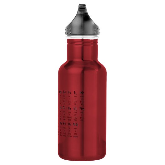 Armenisch-Alphabet Trinkflasche (Rechts)