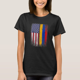 Armenisch Amerikanische Flagge Armenien USA T-Shirt