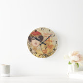 Armenisch Frohe Weihnachtszeit Runde Wanduhr (Zuhause)