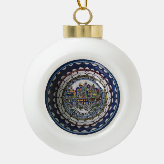 Armenisch-Jerusalem Keramik Kugel-Ornament