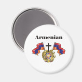 Armenisch Magnet (Vorderseite/Rückseite)