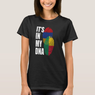 Armenisch und Beninisch gemischte DNA-Flagge-Herku T-Shirt