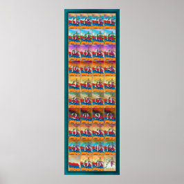 Armenische Alphabet Seasons Poster