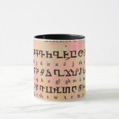Armenische Alphabet-Tasse Tasse (Zentrum)