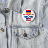 Armenische Amerikaner für Hillary 2016 Button (Beispiel)