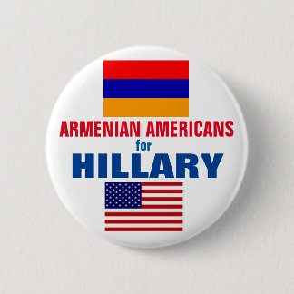 Armenische Amerikaner für Hillary 2016 Button