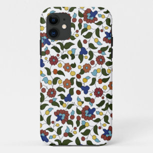 Armenische Blume - Blau und Weiß Case-Mate iPhone Hülle