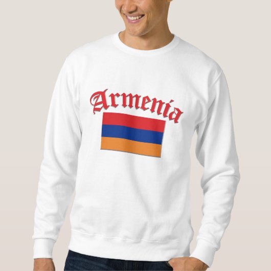 Armenische Flagge 2 Sweatshirt (Vorderseite)