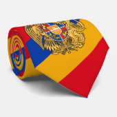 Armenische Flagge & Armenien - Reisen, Geschäfte/S Krawatte (Gerollt)