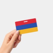 armenische Flagge Ausweis (Handheld)