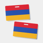 armenische Flagge Ausweis (Vorder- & Rückseite)