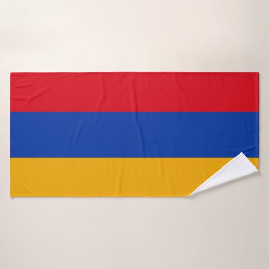 armenische Flagge Badehandtuch (Badehandtuch)
