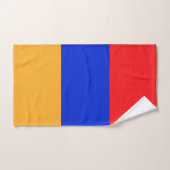 Armenische Flagge Badhandtuch Set (Handtuch)