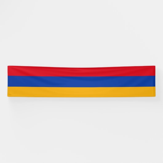 Armenische Flagge Banner (Horizontal)