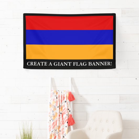 Armenische Flagge Banner (Insitu)
