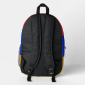 Armenische Flagge Bedruckter Rucksack (Rückseite)