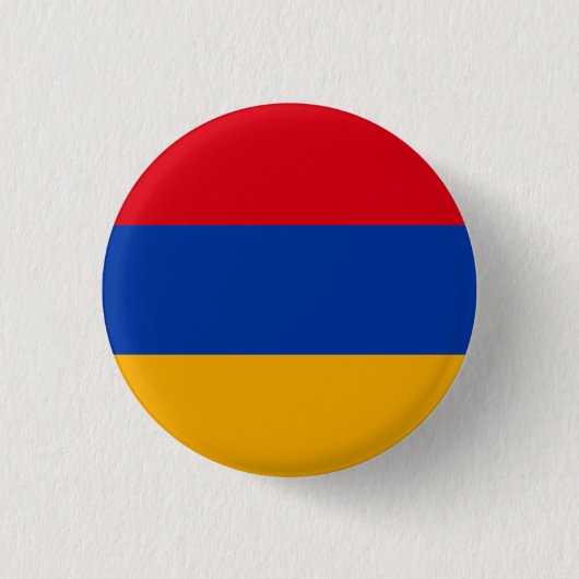 armenische Flagge Button (Vorderseite)