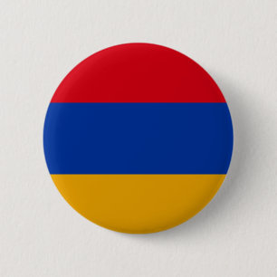Armenische Flagge Button