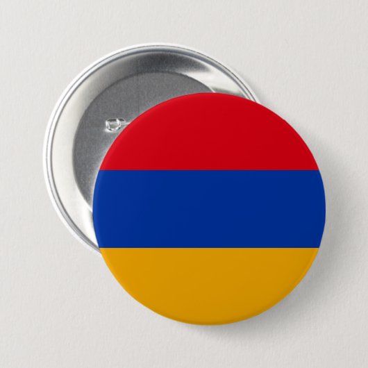 armenische Flagge Button (Vorne & Hinten)