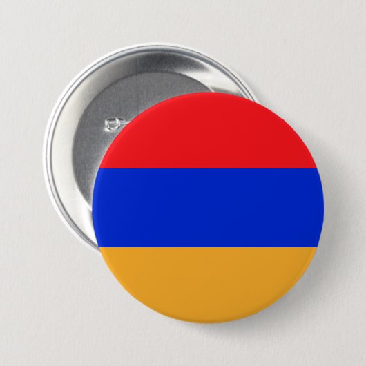 Armenische Flagge Button (Vorne & Hinten)