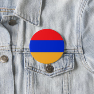 Armenische Flagge Button