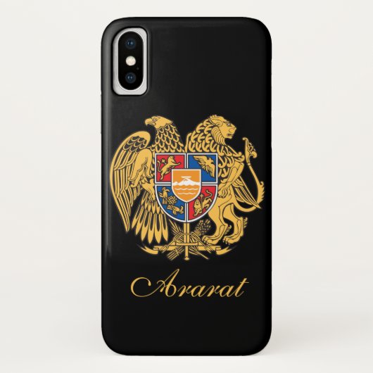 Armenische Flagge Case-Mate iPhone Hülle (Rückseite)
