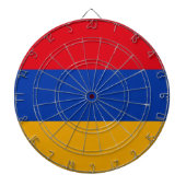 armenische Flagge Dartscheibe (vorne)
