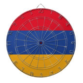 Armenische Flagge Dartscheibe (vorne)