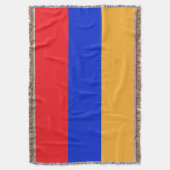Armenische Flagge Decke (Vorderseite Vertikal)