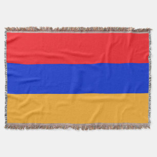 Armenische Flagge Decke