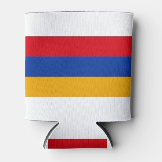 armenische Flagge Dosenkühler (Vorderseite)