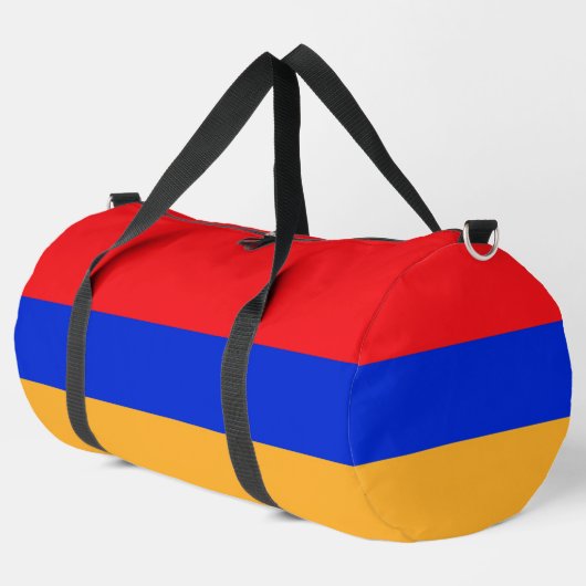 Armenische Flagge Duffle Bag (Linke Ecke)