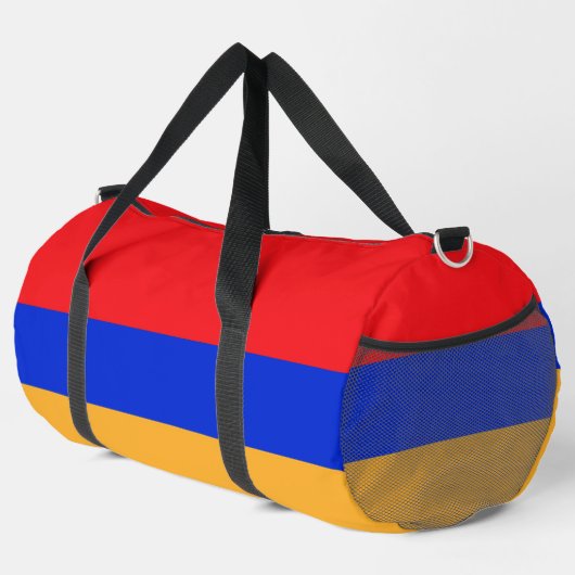 Armenische Flagge Duffle Bag (Rechte Ecke)