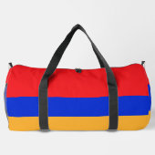 Armenische Flagge Duffle Bag (Rückseite)