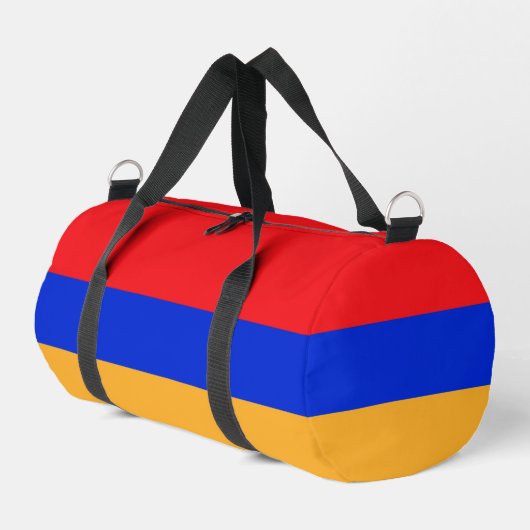 Armenische Flagge Duffle Bag (Linke Seite)