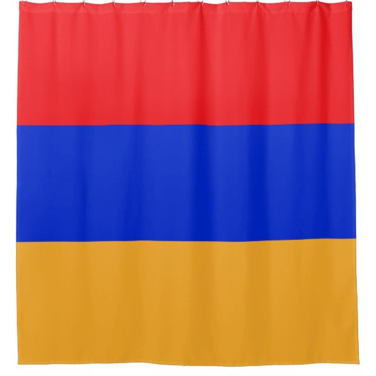 Armenische Flagge Duschvorhang (Vorderseite)