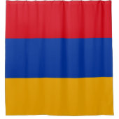 armenische Flagge Duschvorhang (Vorderseite)