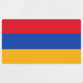 armenische Flagge Etiketten (Design 2)