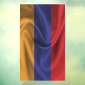 armenische Flagge Fensteraufkleber (Blatt 3)