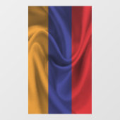 armenische Flagge Fensteraufkleber (Blatt)