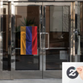 armenische Flagge Fensteraufkleber (Büro Tür)