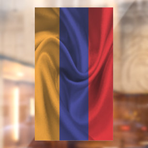 armenische Flagge Fensteraufkleber