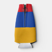 armenische Flagge Flaschenkühler (Rückseite)