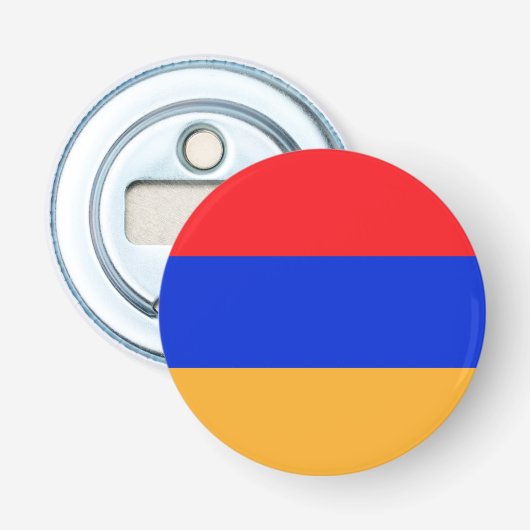 Armenische Flagge Flaschenöffner (Vorderseite)