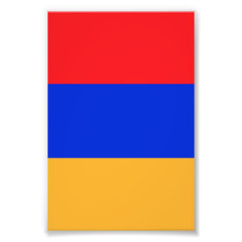 Armenische Flagge Fotodruck