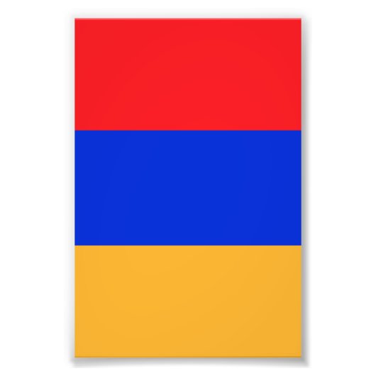 Armenische Flagge Fotodruck (Vorne)